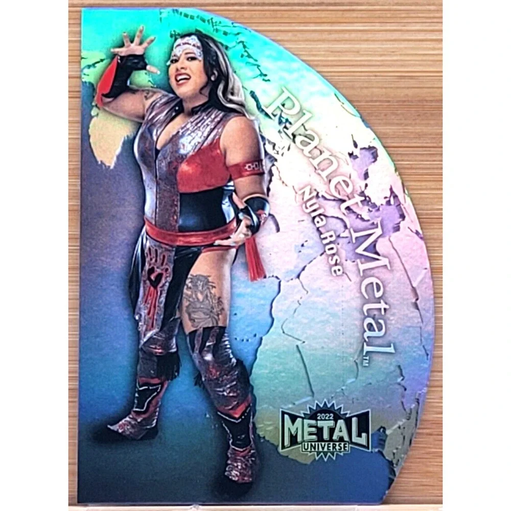 2022‎ UPPER DECK AEW METAL UNIVERSE NYLA ROSE PLANET METAL
